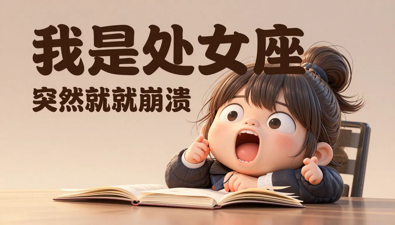 我是处女座，突然就崩溃，是不是太矫情了