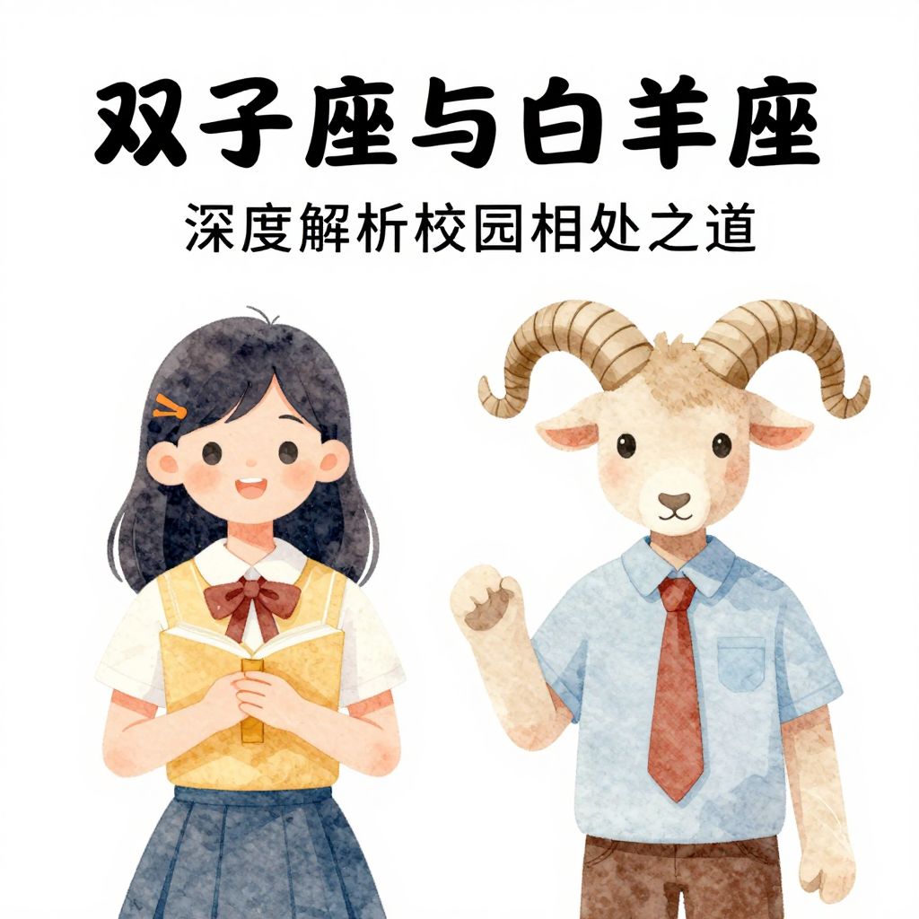 双子座与白羊座校友：性格互补还是互斥？深度解析校园相处之道