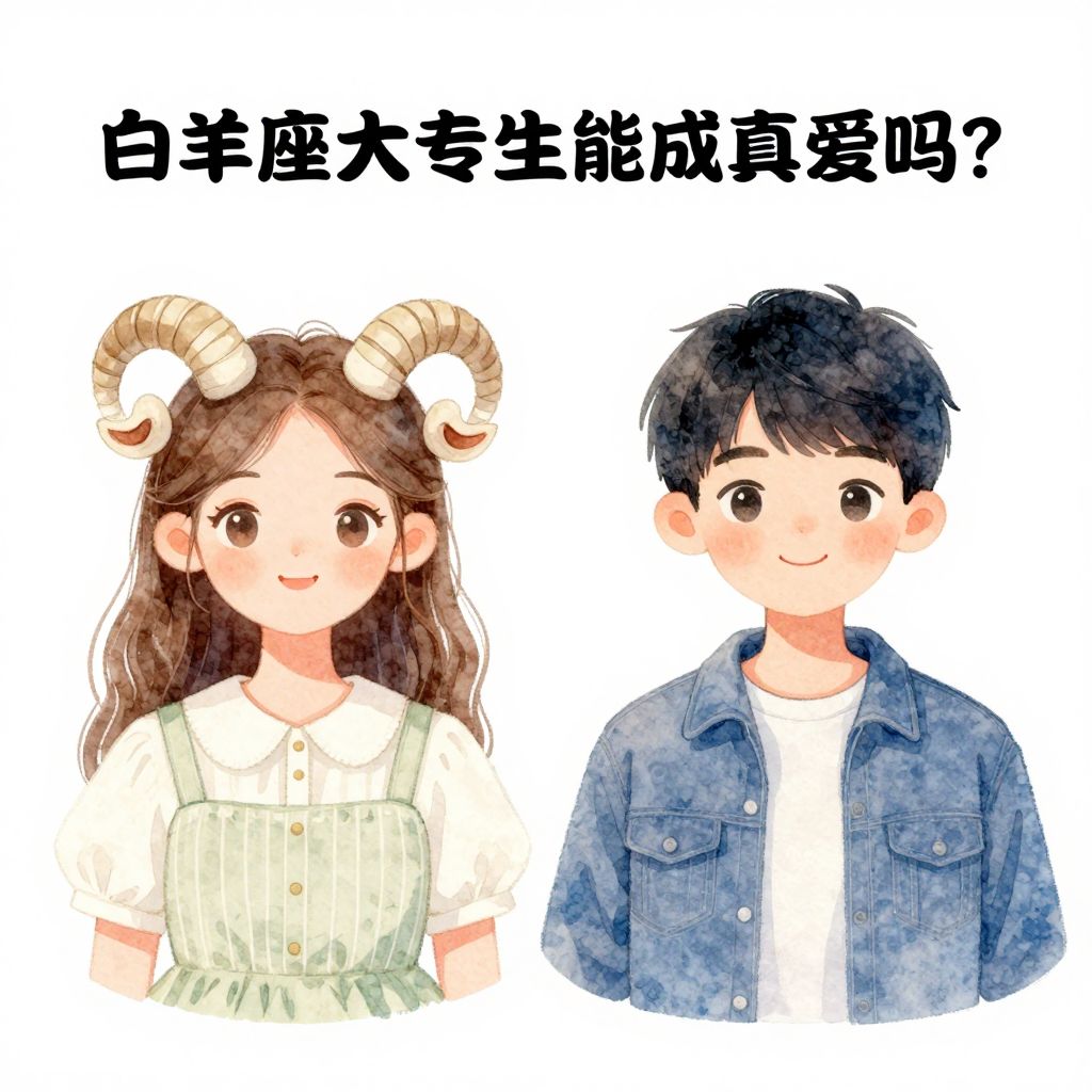 白羊座和双子座大专生能成真爱吗？深度解析性格合拍度