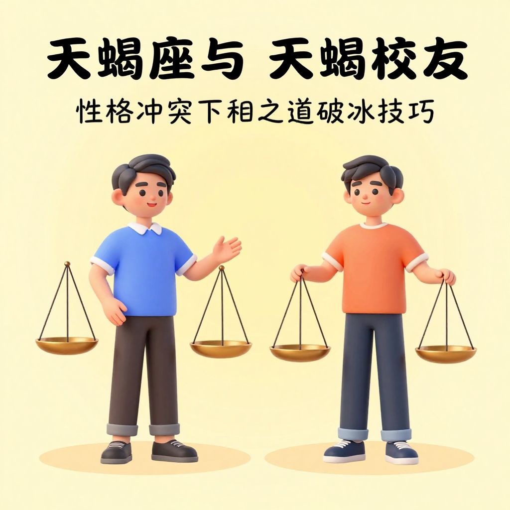 天蝎座与天秤座校友：性格冲突下的相处之道与破冰技巧