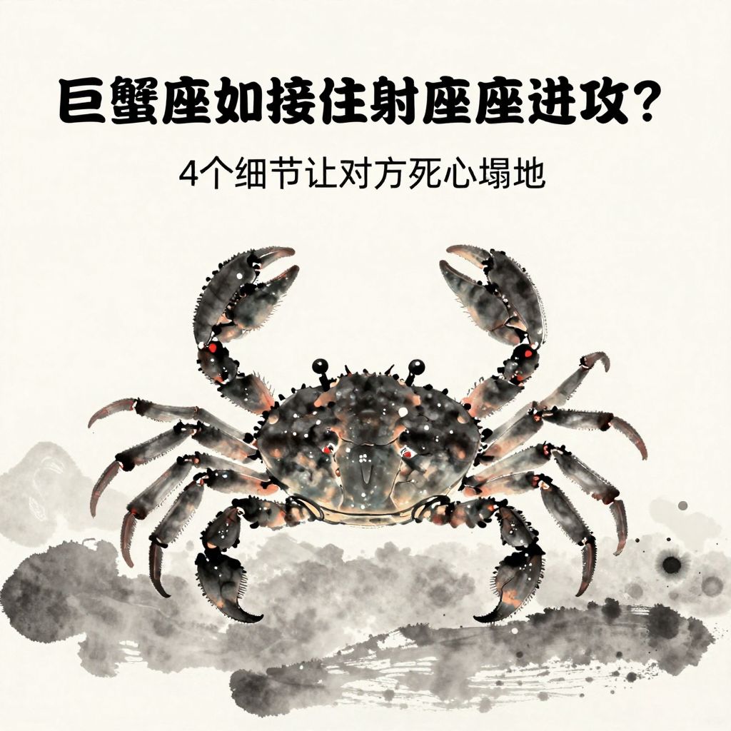 巨蟹座如何接住射手座的进攻？4个细节让对方死心塌地