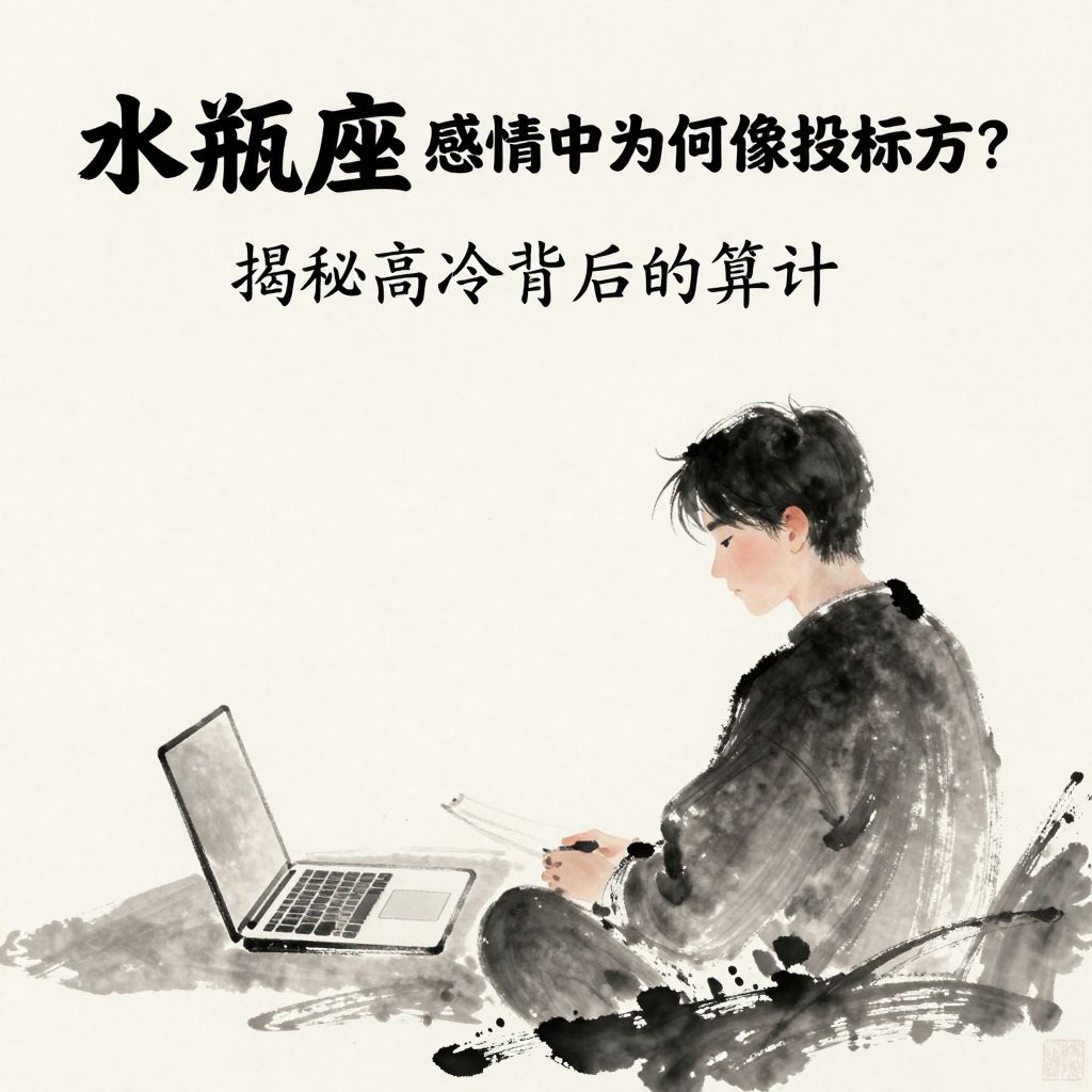 水瓶座男在感情中为何像投标方？揭秘高冷背后的算计