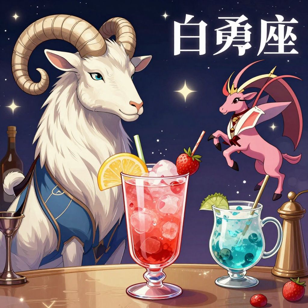 白羊座爱上射手座调酒师：一场热烈与自由的灵魂碰撞