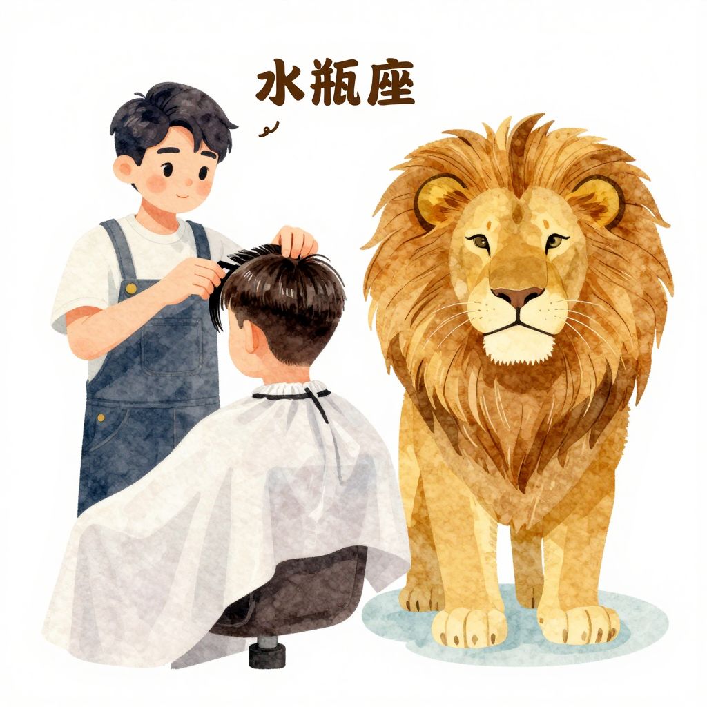 水瓶座与狮子座理发师：性格冲突下的相处指南