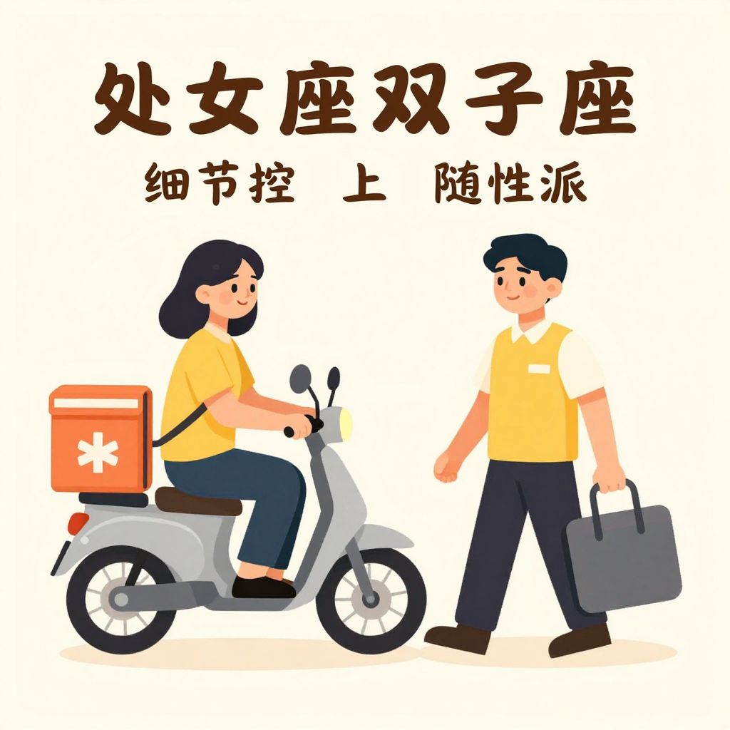 处女座与双子座外卖员：细节控遇上随性派，相处指南来了