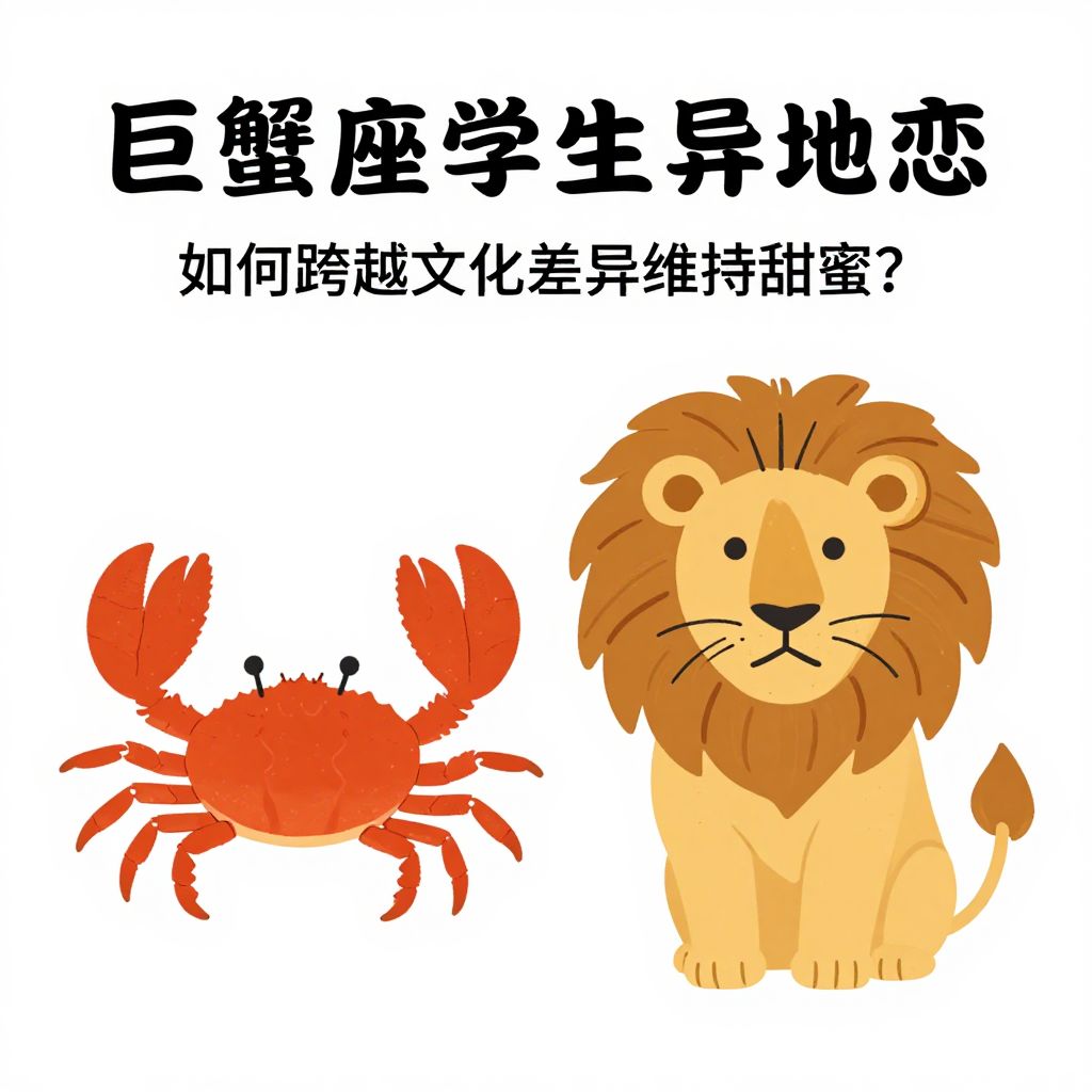 巨蟹座与狮子座留学生异地恋：如何跨越文化差异维持甜蜜？