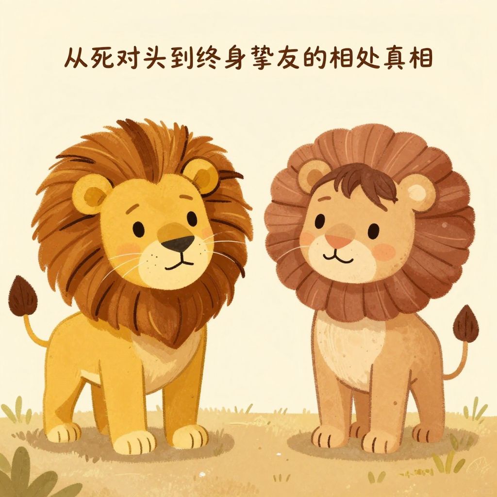 狮子座与处女座童年玩伴：从死对头到终身挚友的相处真相
