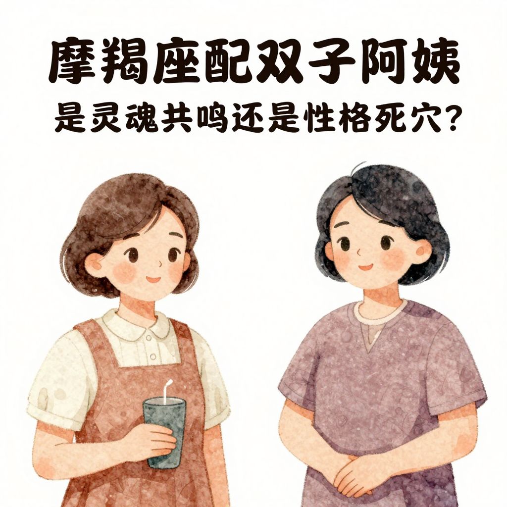 摩羯座配双子座阿姨：是灵魂共鸣还是性格死穴？