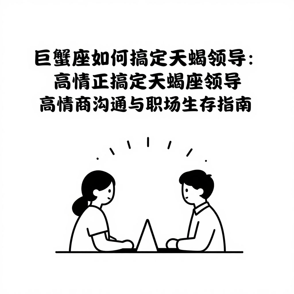 巨蟹座如何搞定天蝎座领导：高情商沟通与职场生存指南