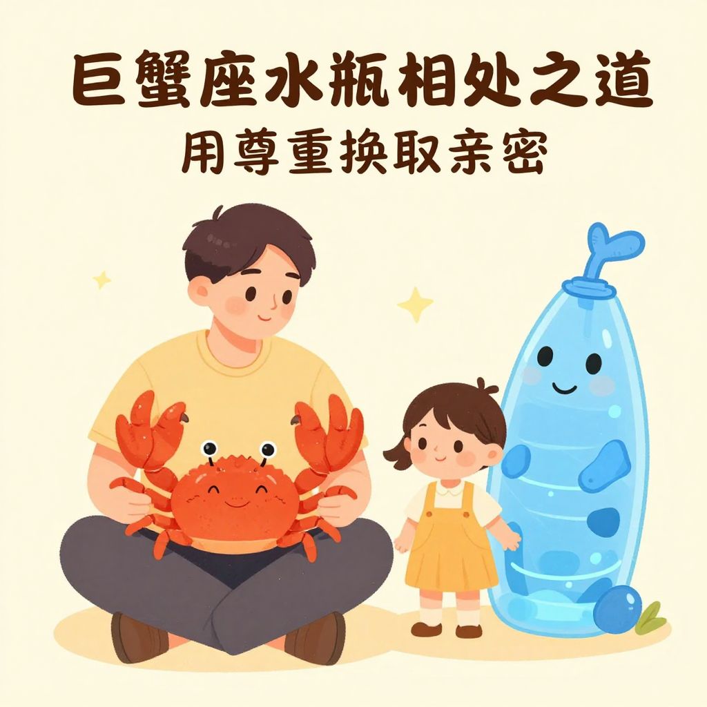 巨蟹座爸爸与水瓶座孩子的相处之道：用尊重换取亲密