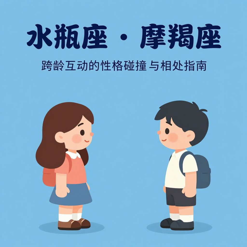 水瓶座与摩羯座小学生：跨龄互动的性格碰撞与相处指南