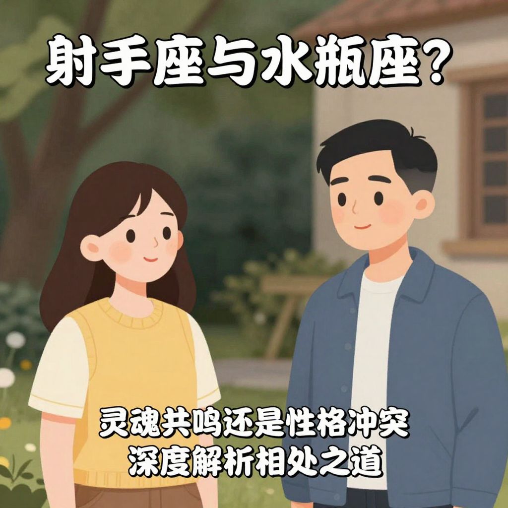 射手座与水瓶座叔叔：灵魂共鸣还是性格冲突？深度解析相处之道