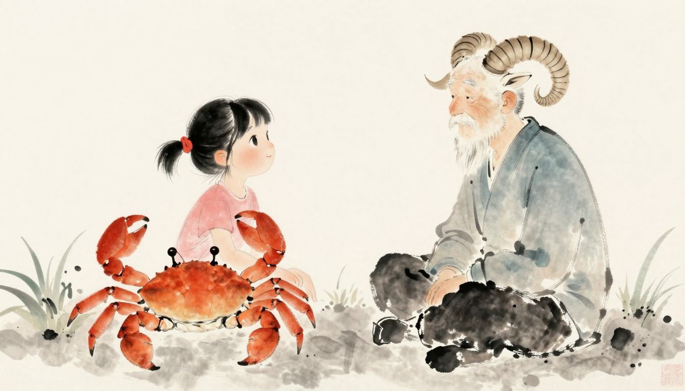 Cancer Granddaughter & Aries Grandpa: Harmony Through Tolerance & Energy