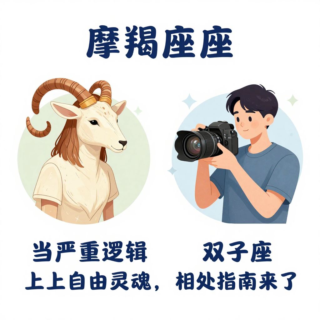 摩羯座与双子座摄像师：当严谨逻辑遇上自由灵魂，相处指南来了
