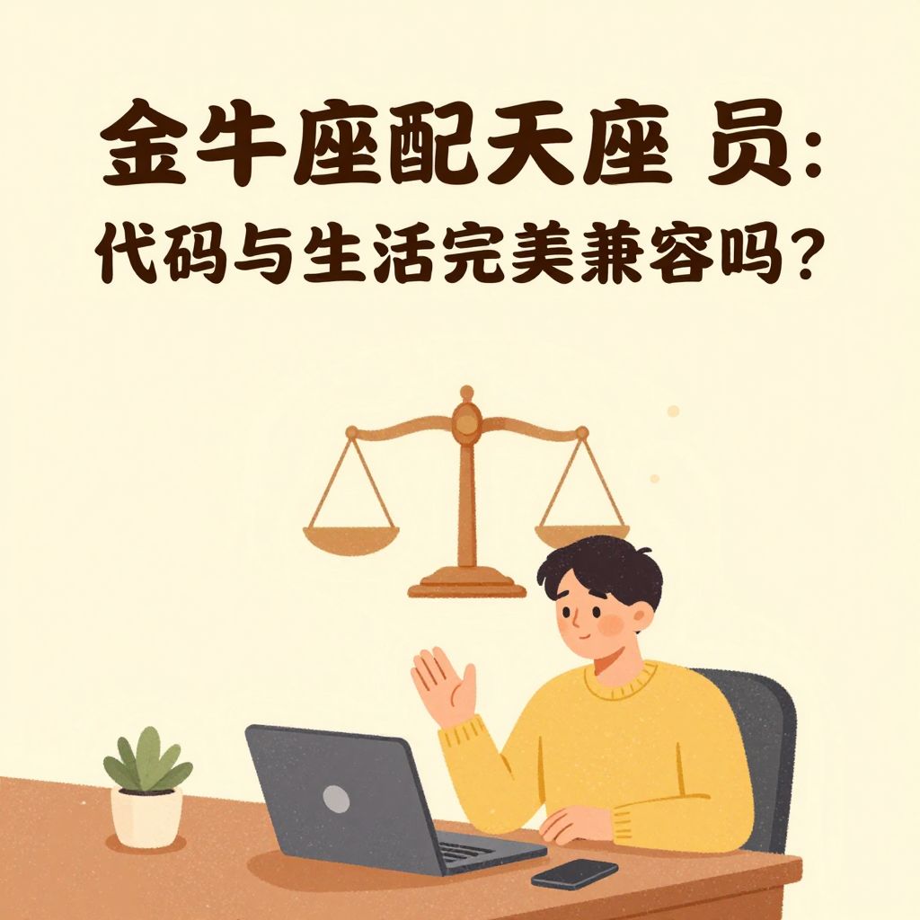 金牛座配天秤座程序员：代码与生活的完美兼容吗？