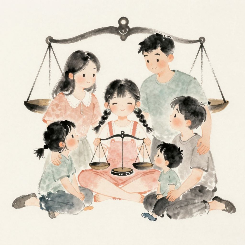 天秤座外孙女太可爱！揭秘星座家庭互动的甜蜜日常与性格养成
