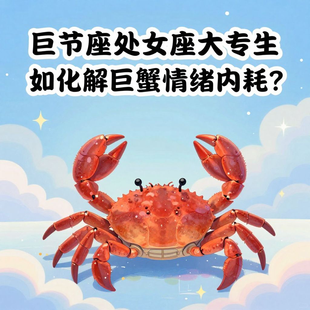 巨蟹座与处女座大专生：细节控如何化解巨蟹的情绪内耗？