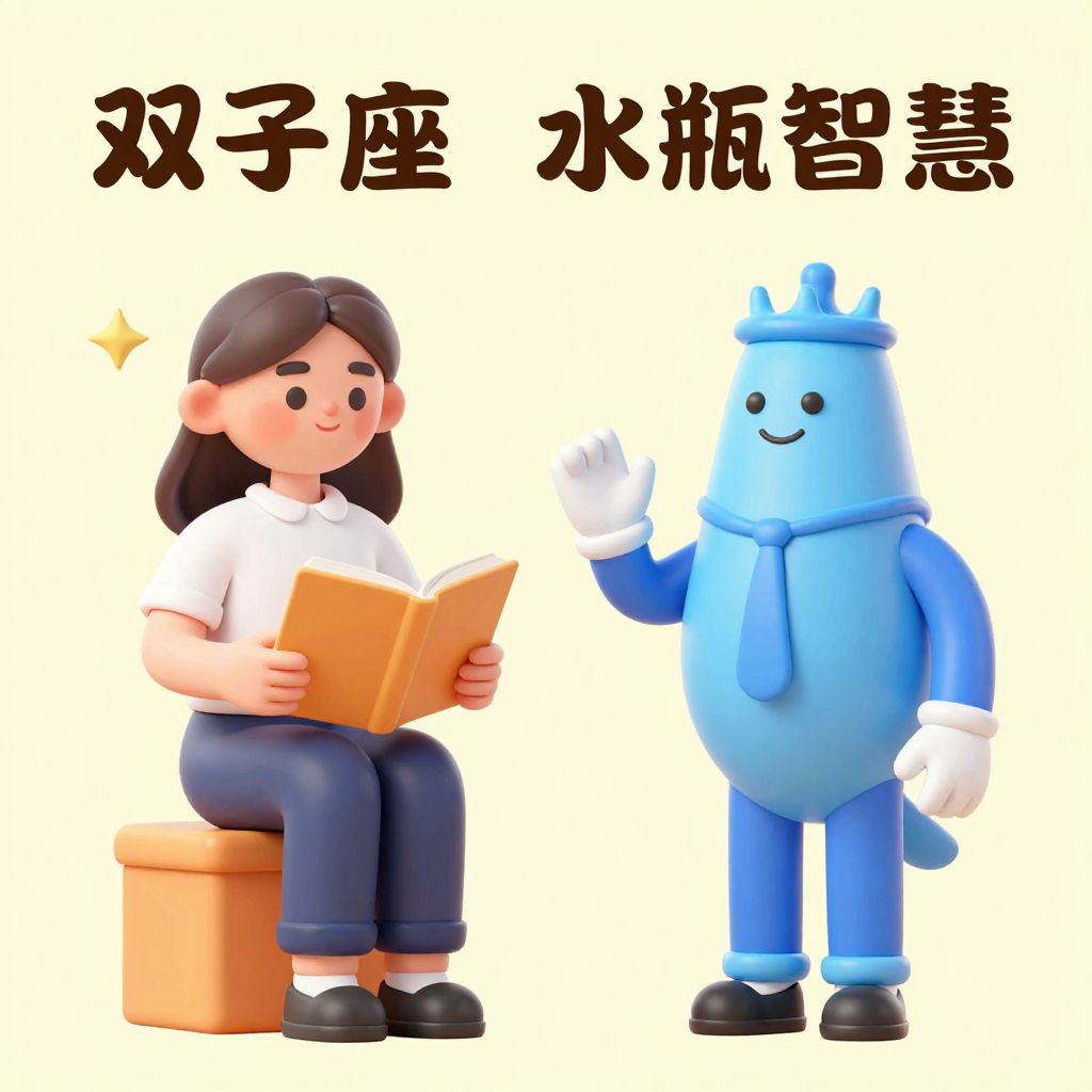 双子座和水瓶座助教：灵魂伴侣的顶级相处智慧
