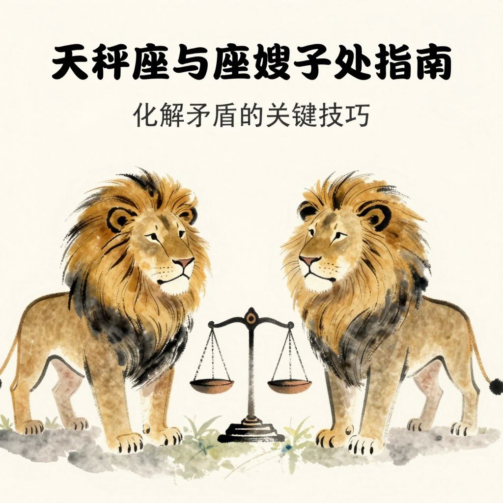 天秤座与狮子座嫂子相处指南：化解矛盾的关键技巧