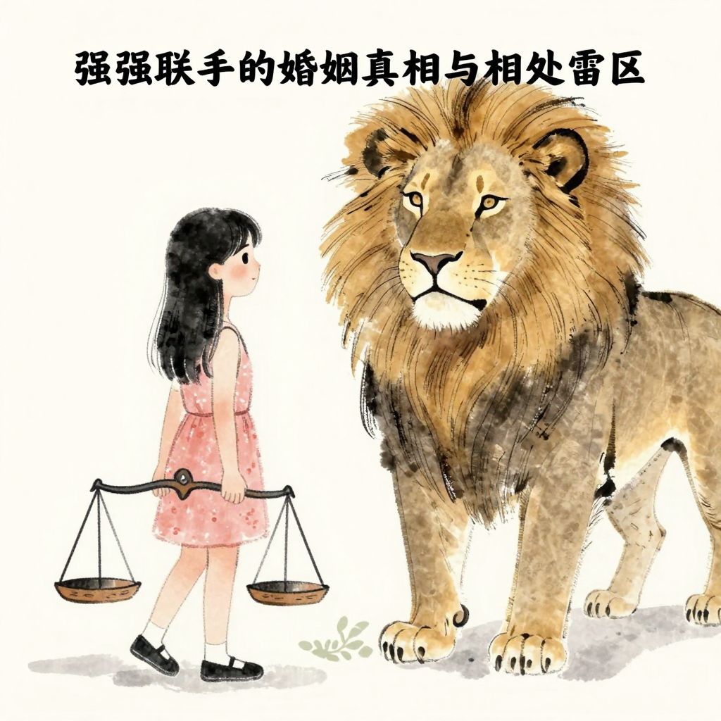 狮子座男配天秤座女：强强联手的婚姻真相与相处雷区