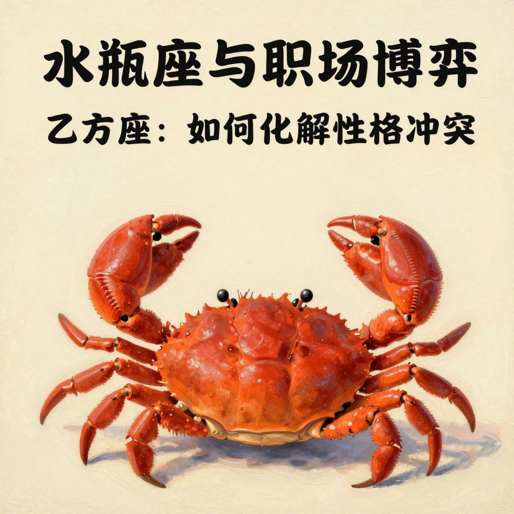 水瓶座与巨蟹座乙方的职场博弈：如何化解性格冲突