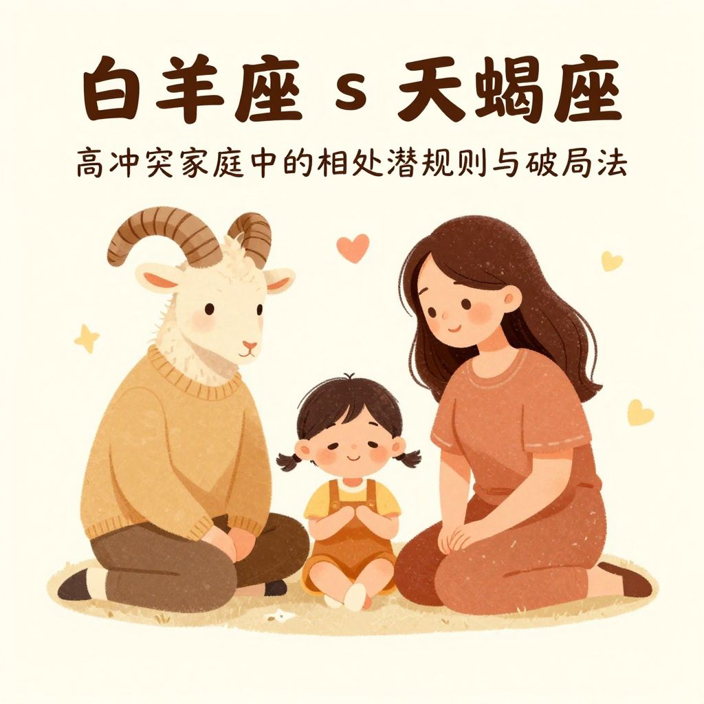 白羊座与天蝎座继母：高冲突家庭中的相处潜规则与破局法