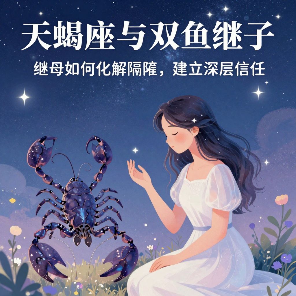 天蝎座与双鱼座继子：继母如何化解隔阂，建立深层信任