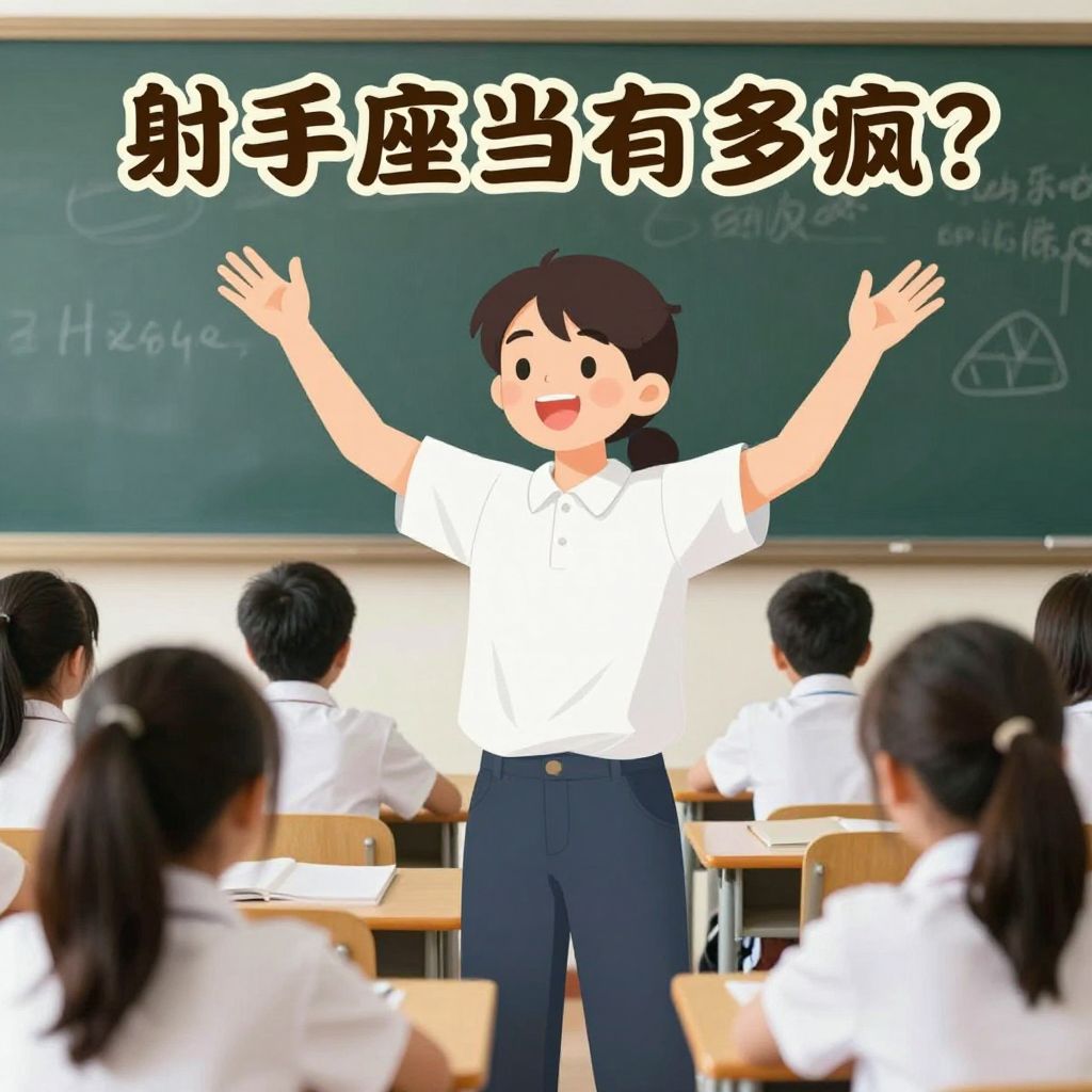 射手座当老师有多疯？班主任的乐观与反骨，学生爱惨了