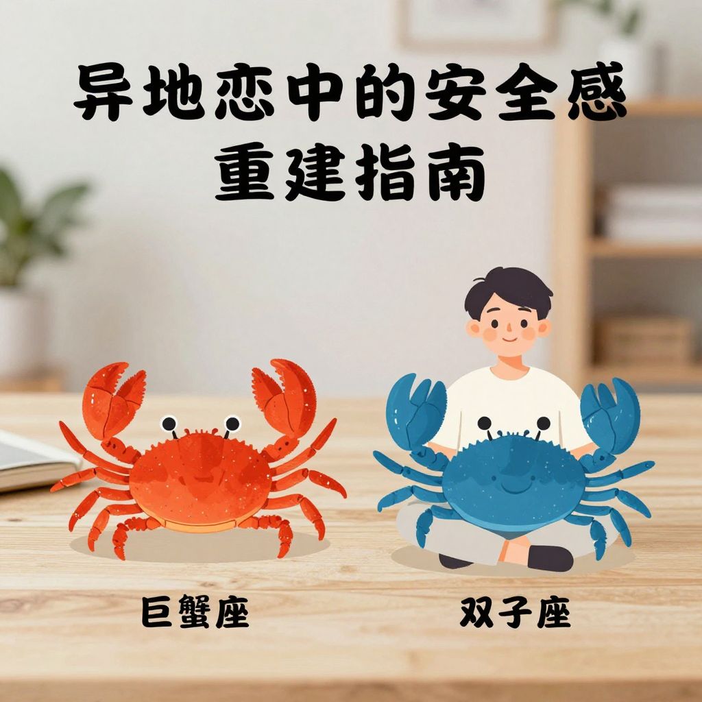 巨蟹座与双子座留学生：异地恋中的安全感重建指南