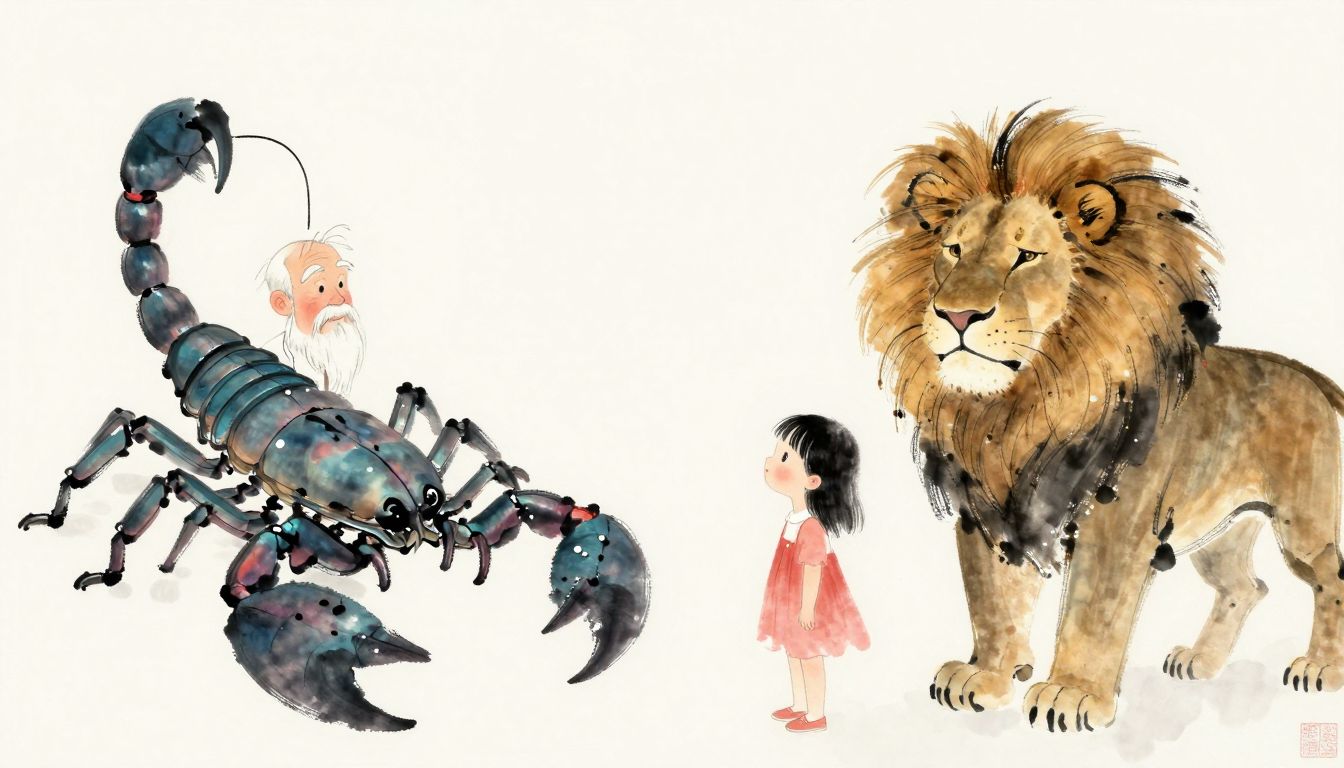 Scorpio Grandpa & Leo Granddaughter: Bridging the Generation Gap
