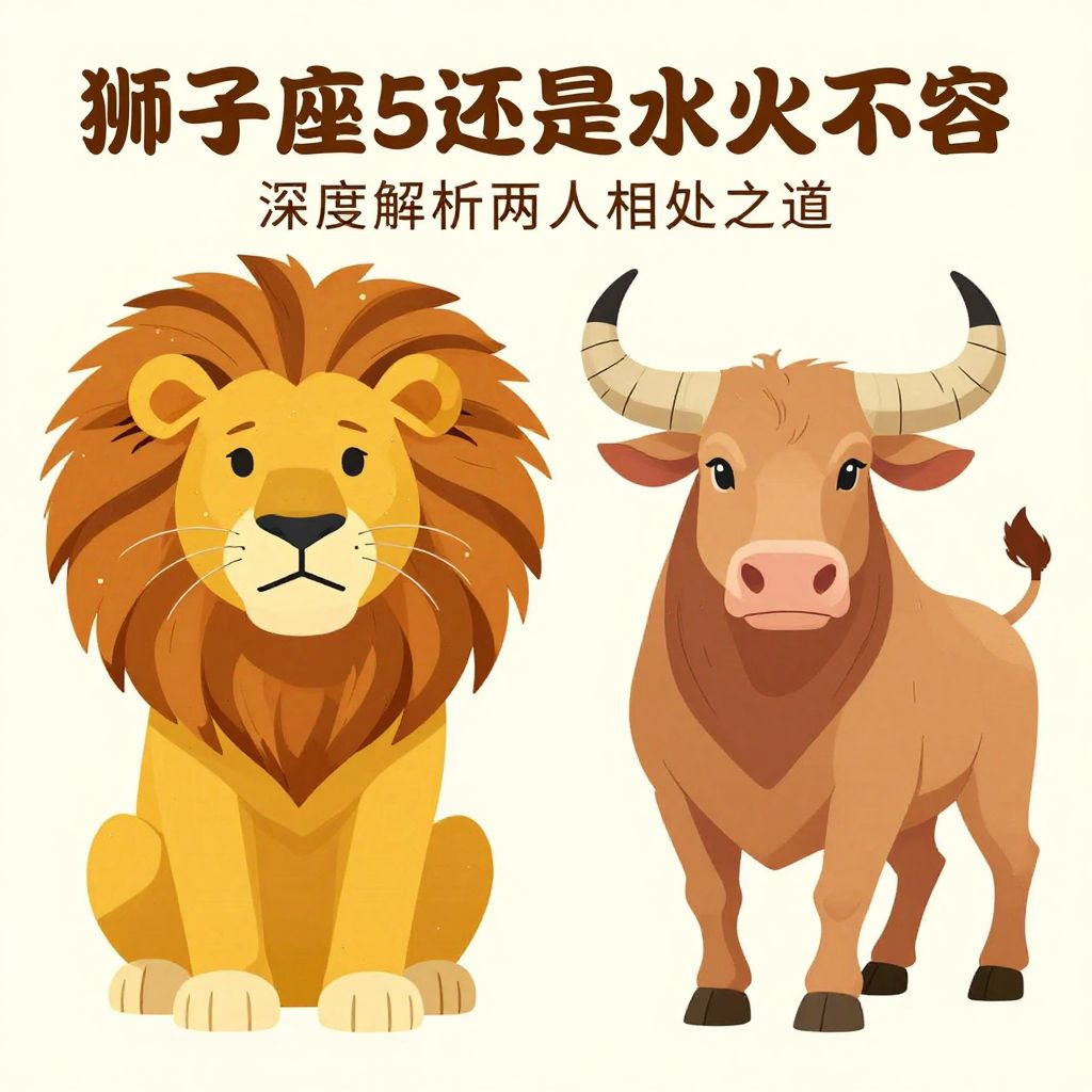 狮子座与金牛座：性格互补还是水火不容？深度解析两人相处之道