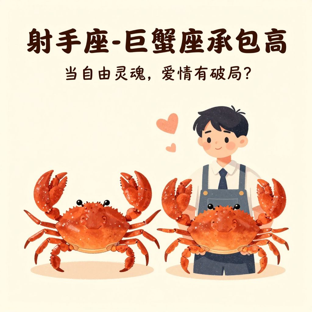 Sagittarius & Cancer Contractors: How Love Breaks Through?