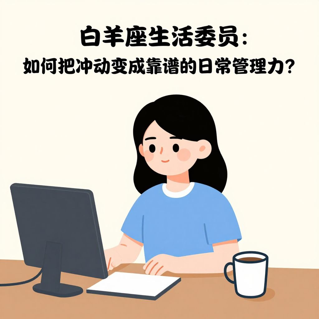 白羊座生活委员：如何把冲动变成靠谱的日常管理力？