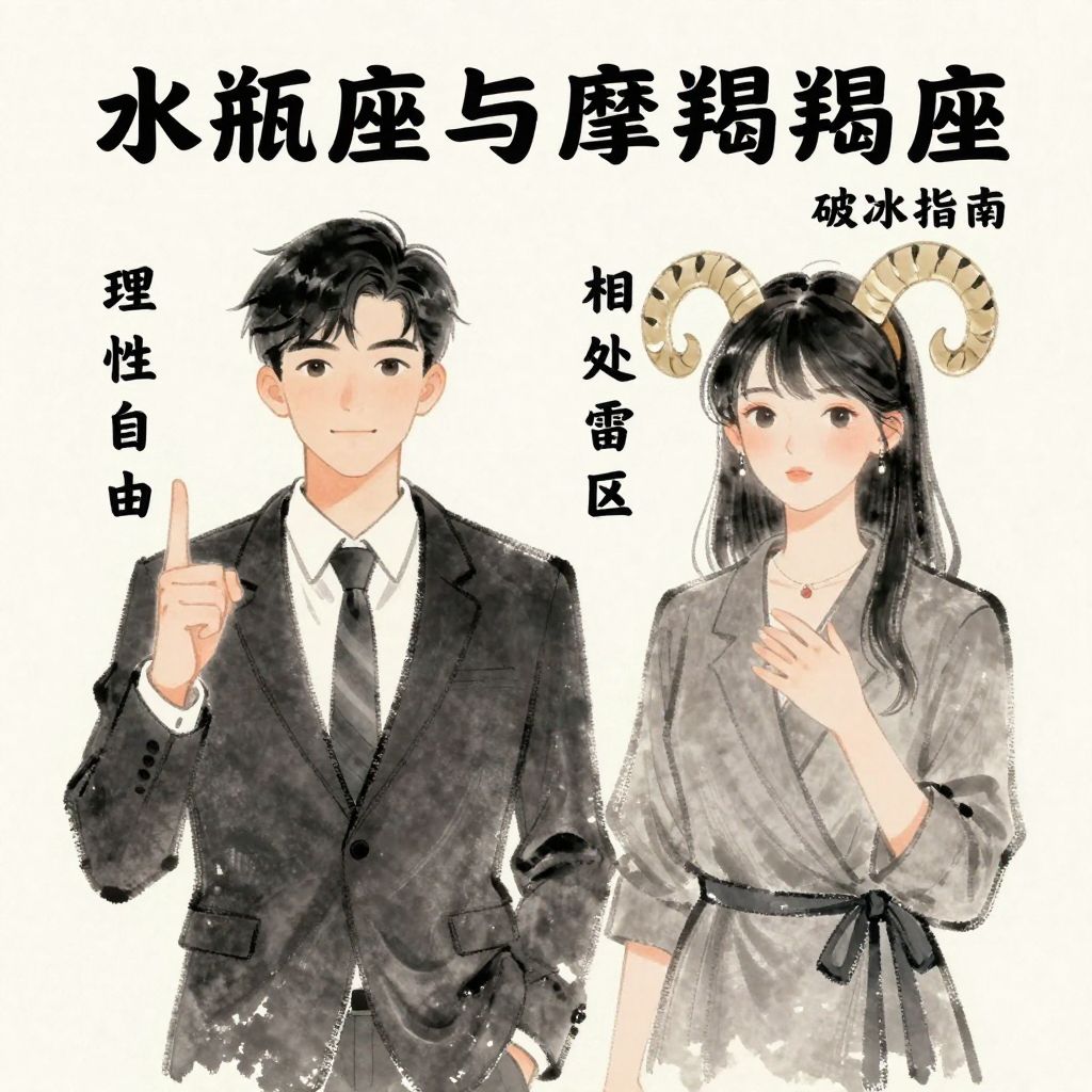 水瓶座与摩羯座团支书：理性与自由的相处雷区与破冰指南