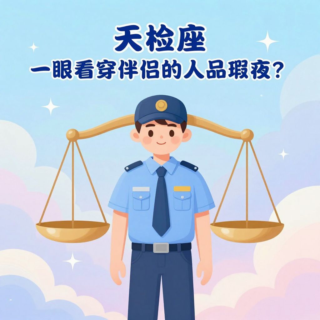 天秤座安检员：为什么你总能在感情中一眼看穿伴侣的人品瑕疵？