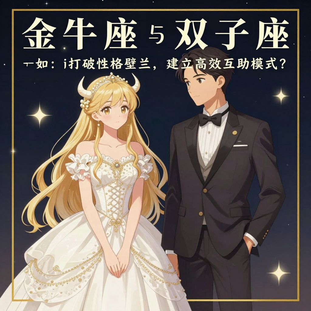金牛座与双子座形婚：如何打破性格壁垒，建立高效互助模式？