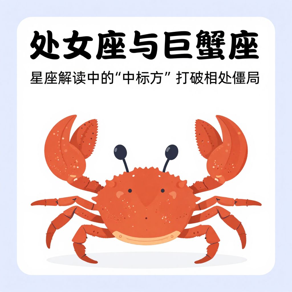 处女座与巨蟹座：星座解读中的“中标方”如何打破相处僵局