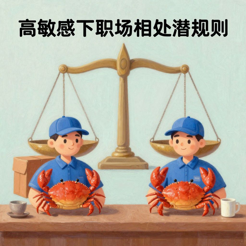 天秤座与巨蟹座快递员：高敏感下的职场相处潜规则