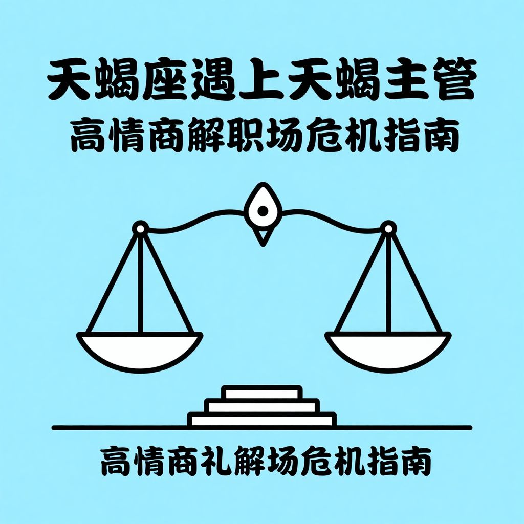 天秤座遇上天蝎座主管：高情商化解职场危机指南