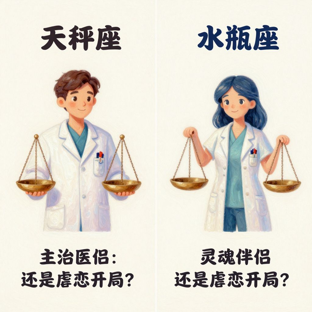 天秤座和水瓶座主治医师：灵魂伴侣还是虐恋开局？