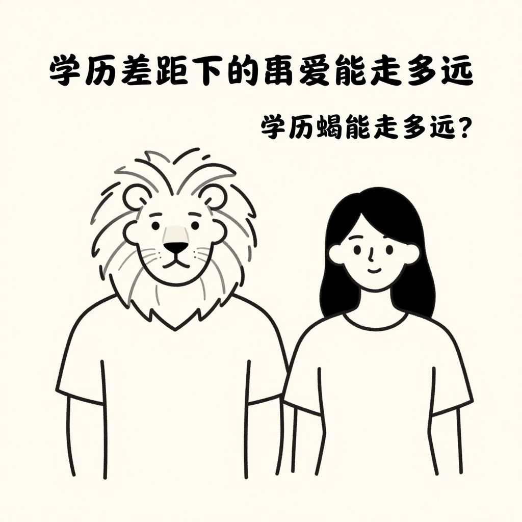 狮子座男配天蝎座中专女：学历差距下的真爱能走多远？