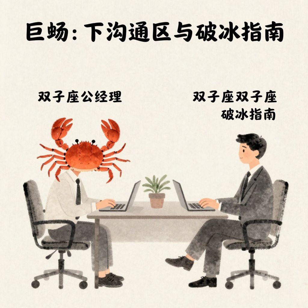 巨蟹座与双子座部门经理：职场上下级的沟通雷区与破冰指南