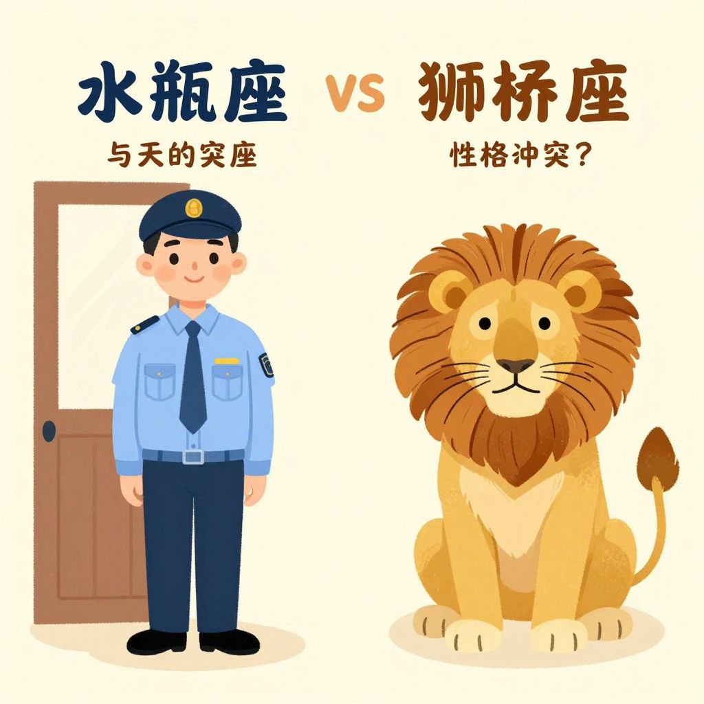 水瓶座与狮子座门卫：性格冲突还是灵魂伴侣？深度解析