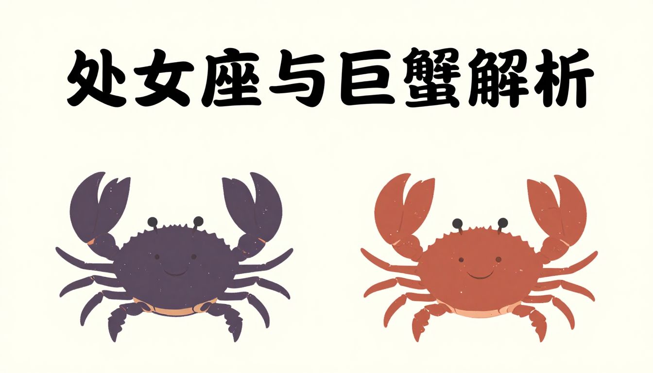 处女座与巨蟹座的表侄关系解析