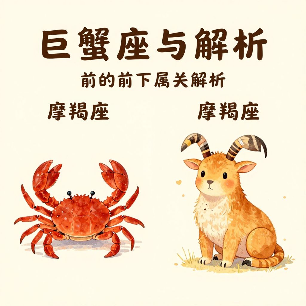 巨蟹座与摩羯座的前下属关系解析