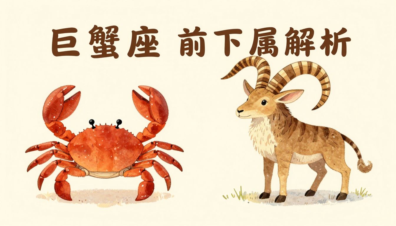 巨蟹座与摩羯座的前下属关系解析