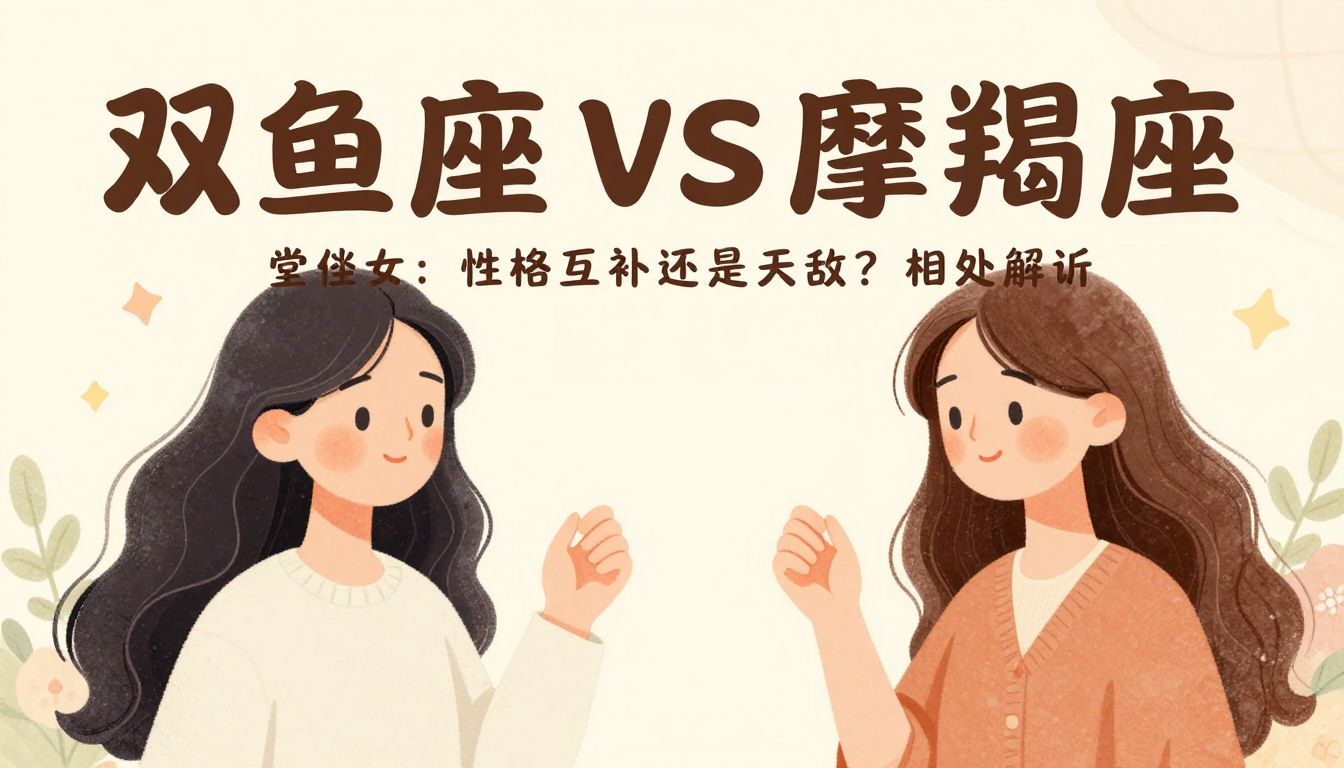 双鱼座vs摩羯座堂侄女：性格互补还是天敌？深度解析相处之道