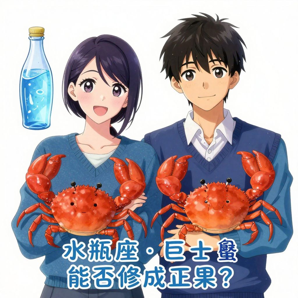 水瓶座与巨蟹座硕士生：理性与感性的极致拉扯，能否修成正果？