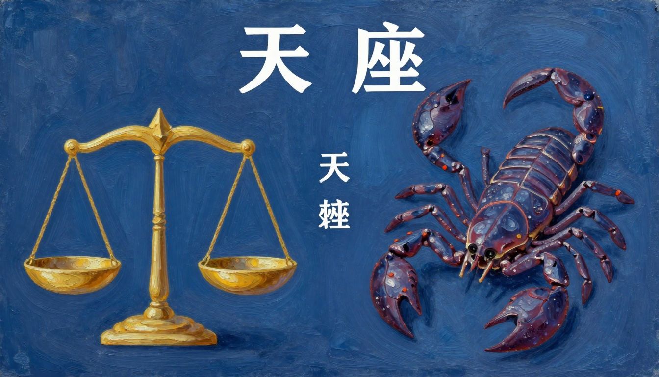 天秤座与天蝎座研究生：理性与直觉的性格碰撞分析