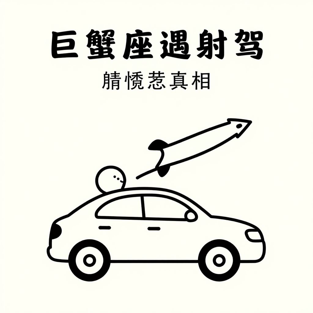巨蟹座遇上射手座代驾：性格反差下的情感真相